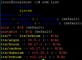 nvm install node 7